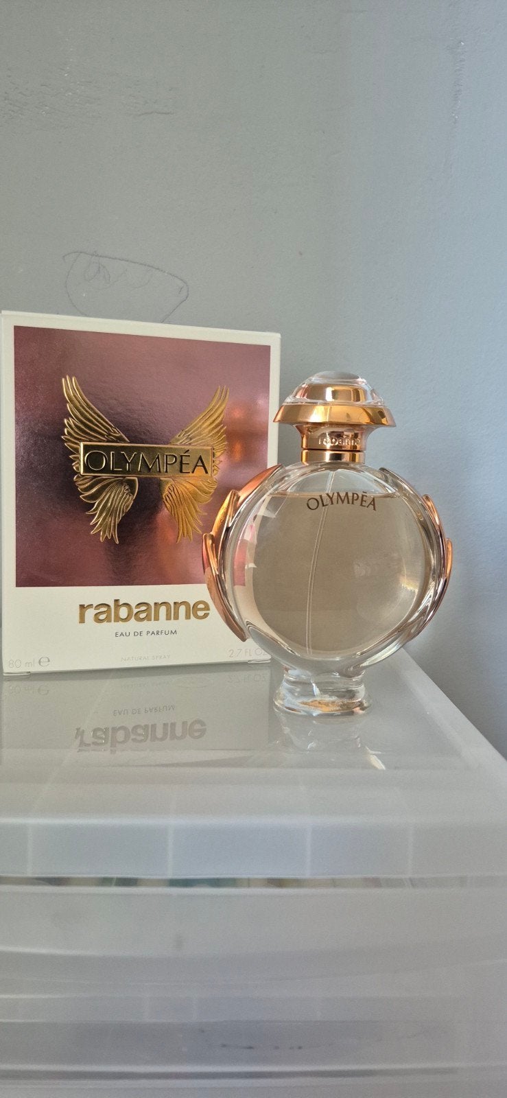 Paco Rabanne Olympéa Eau de Parfum – 80ml, Enlèvement, Comme neuf, Bouteille de parfum, Plein