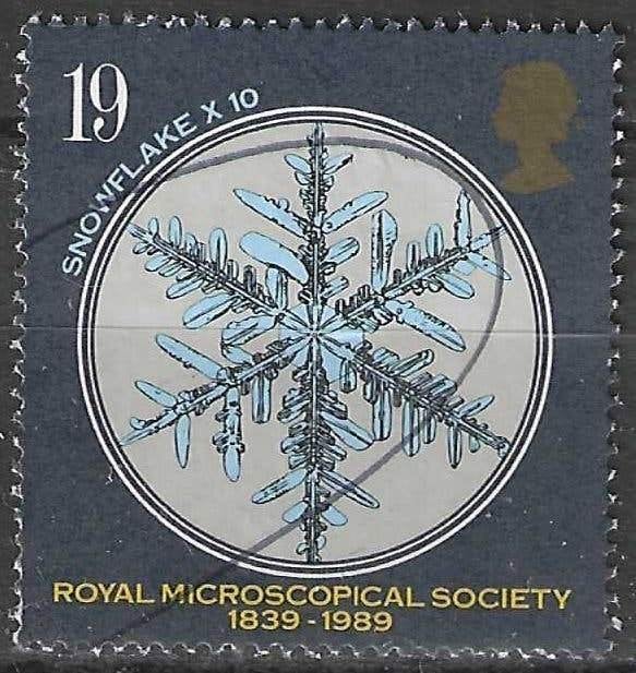 Grande-Bretagne 1989 - Yvert 1396 - Microscopie (ST), Envoi, Affranchi