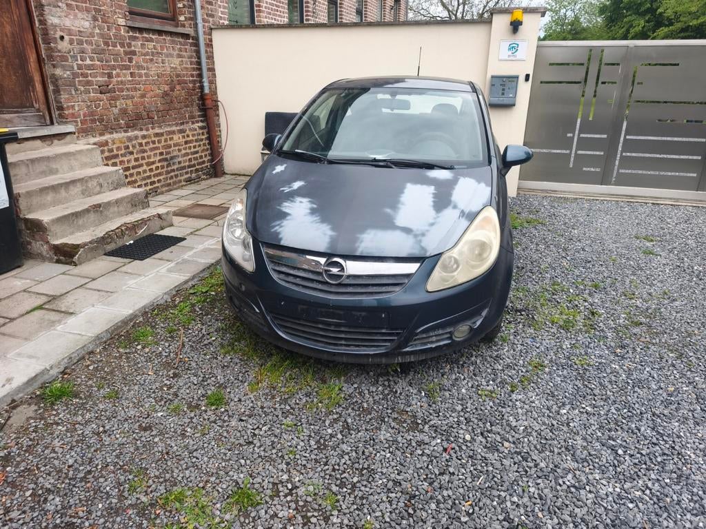 Opel corsa 3 porte 2008 80000 km., Autos, Opel, Argent ou Gris, Achat, Boîte manuelle, Noir