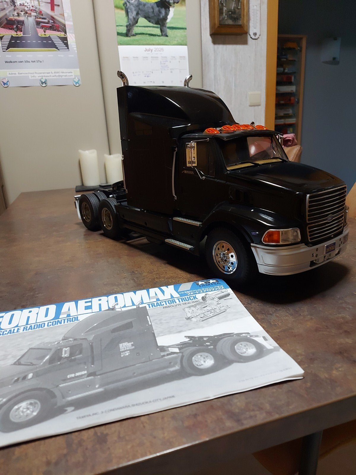 tamiya ford aeromax cabine nieuw, Hobby en Vrije tijd, Ophalen, Nieuw, Schaal 1:14