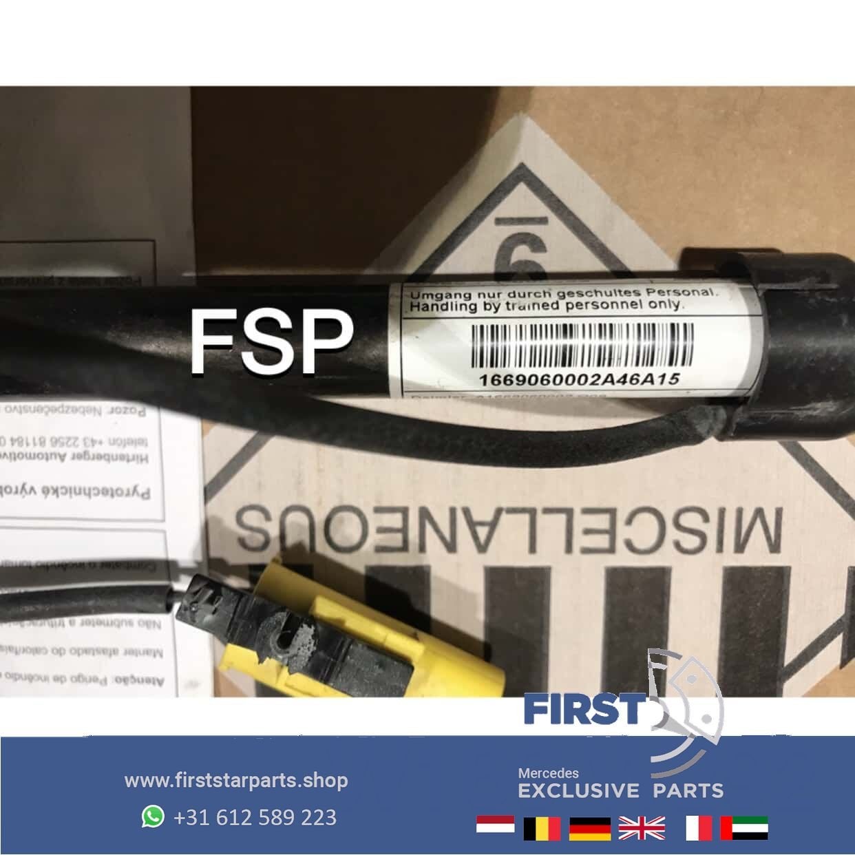 W166 W292 Motorkap activator airbag SET Mercedes GLE 2015-20, Gebruikt, -, Ophalen of Verzenden, -