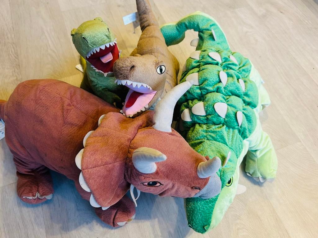 Dino knuffels IKEA, Ophalen, Zo goed als nieuw