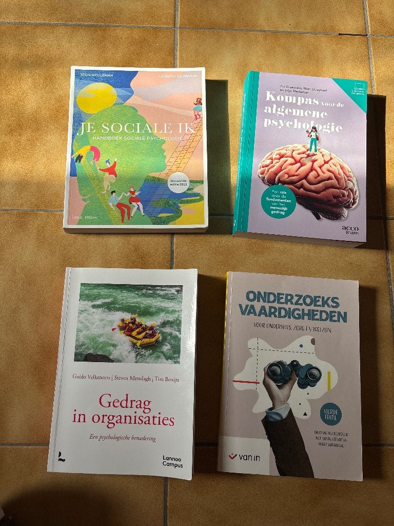 Boeken 1e bachelor Toegepaste Psychologie, Livres, Enlèvement ou Envoi, Comme neuf, Diverse auteurs