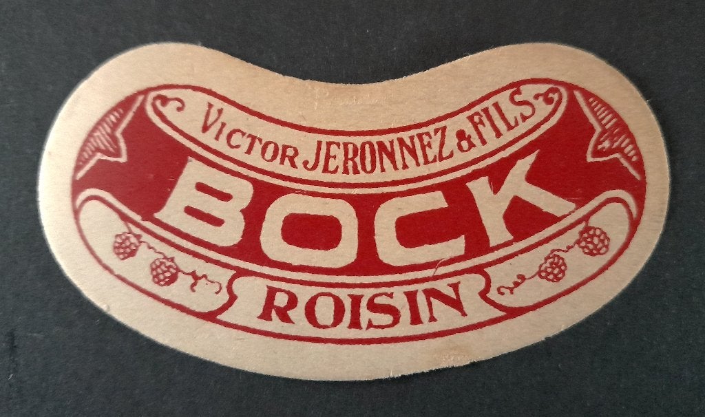 Etiquette. Brasserie Roisin Négociant en bières Jéronnez, Envoi, Utilisé, Autres types, Autres marques