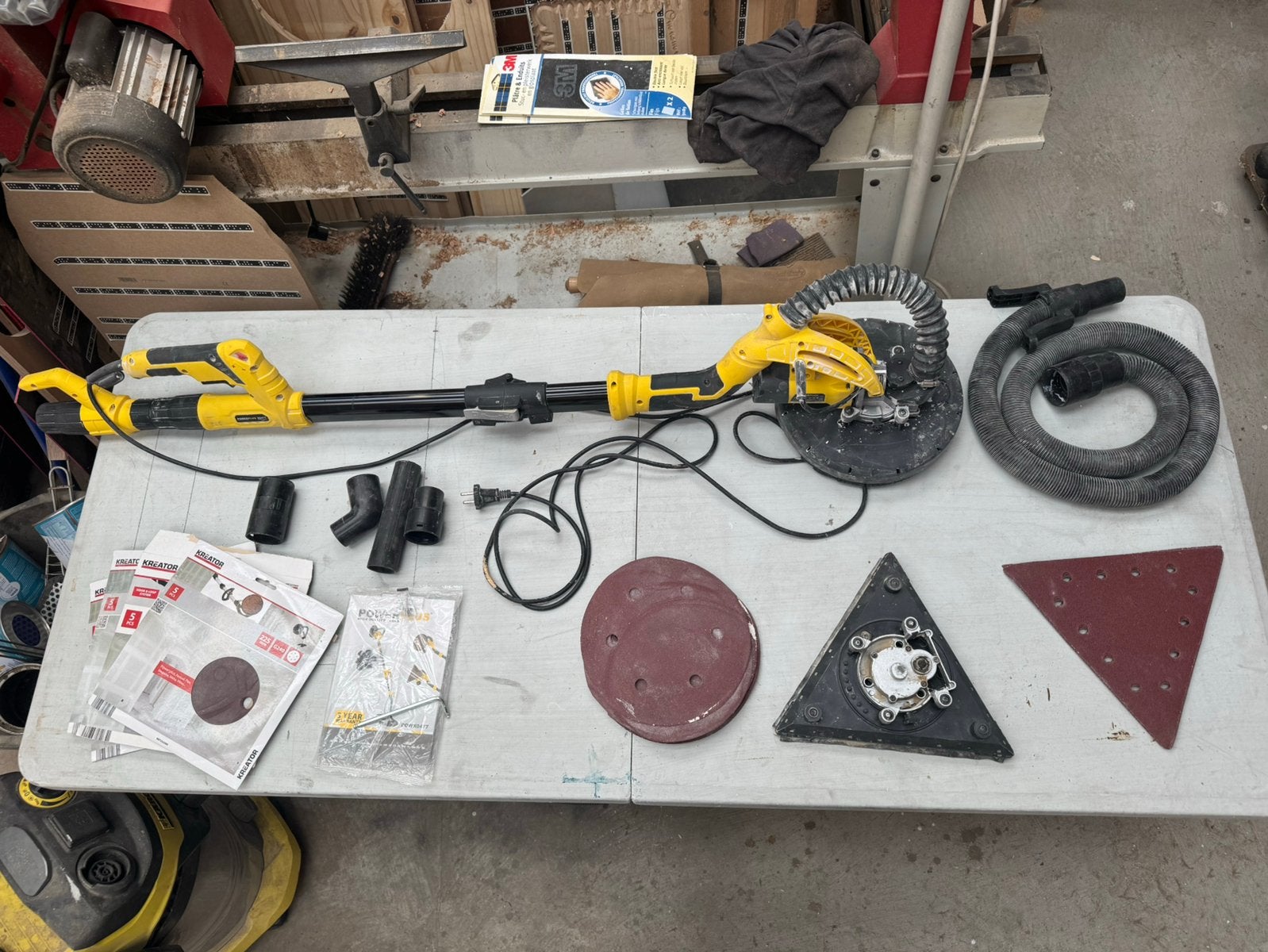 Gyprocschuurmachine, Ophalen, Gebruikt, 600 tot 1200 watt, Overige typen