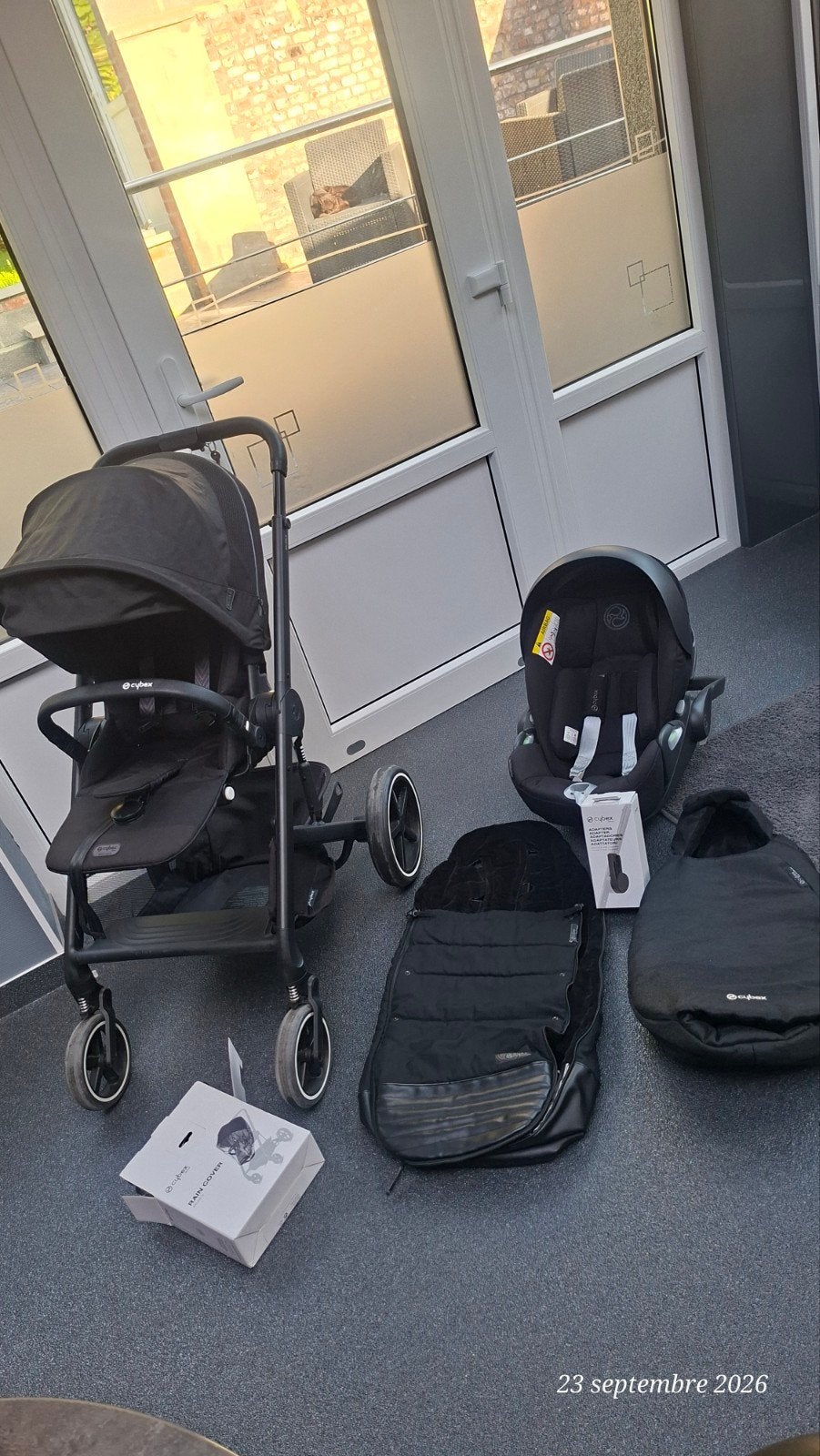 ensemble cybex, Enlèvement