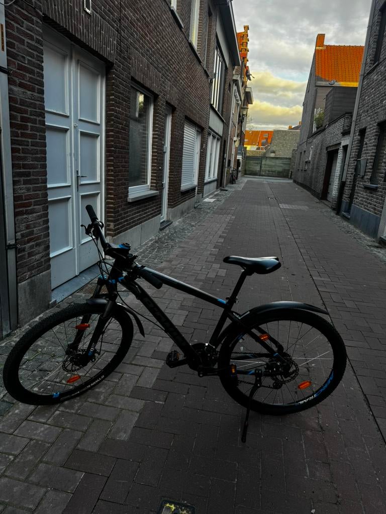Fiets rockrider b-twin 520, Fietsen en Brommers, Ophalen, 24 inch of meer, Aluminium, Zo goed als nieuw