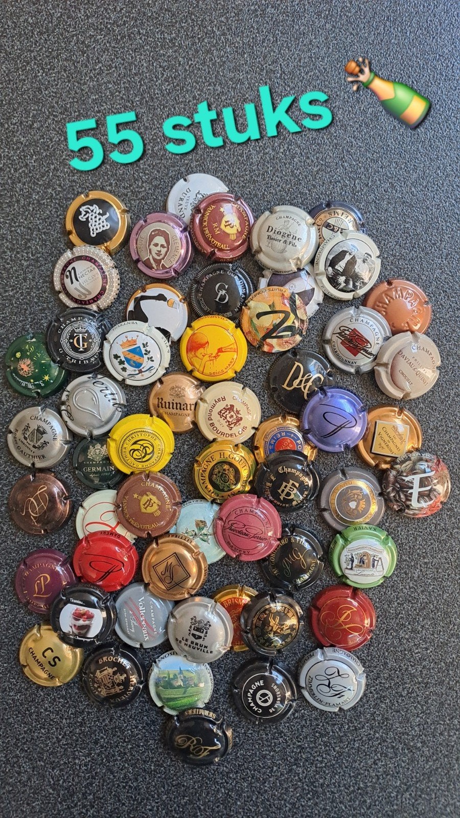 Champagne capsules, Ophalen of Verzenden