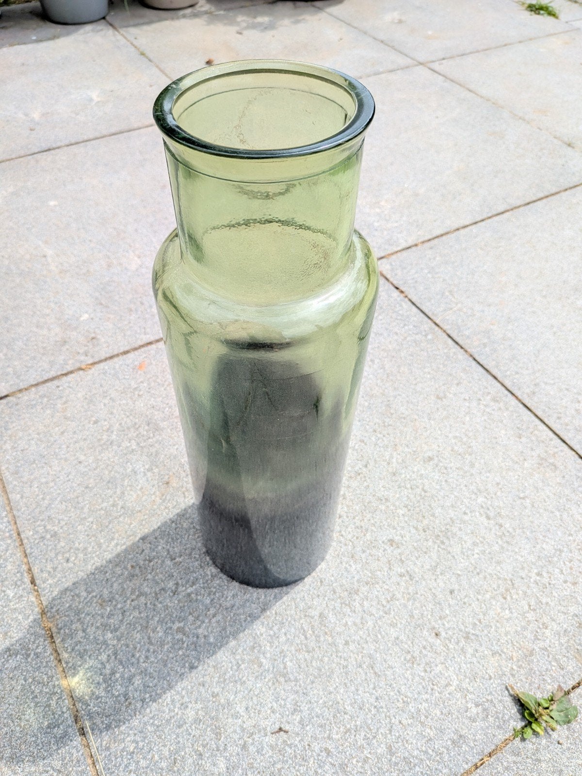 Grand vase tons verts et bleus, Maison & Meubles, Accessoires pour la Maison | Vases, Enlèvement, Vert