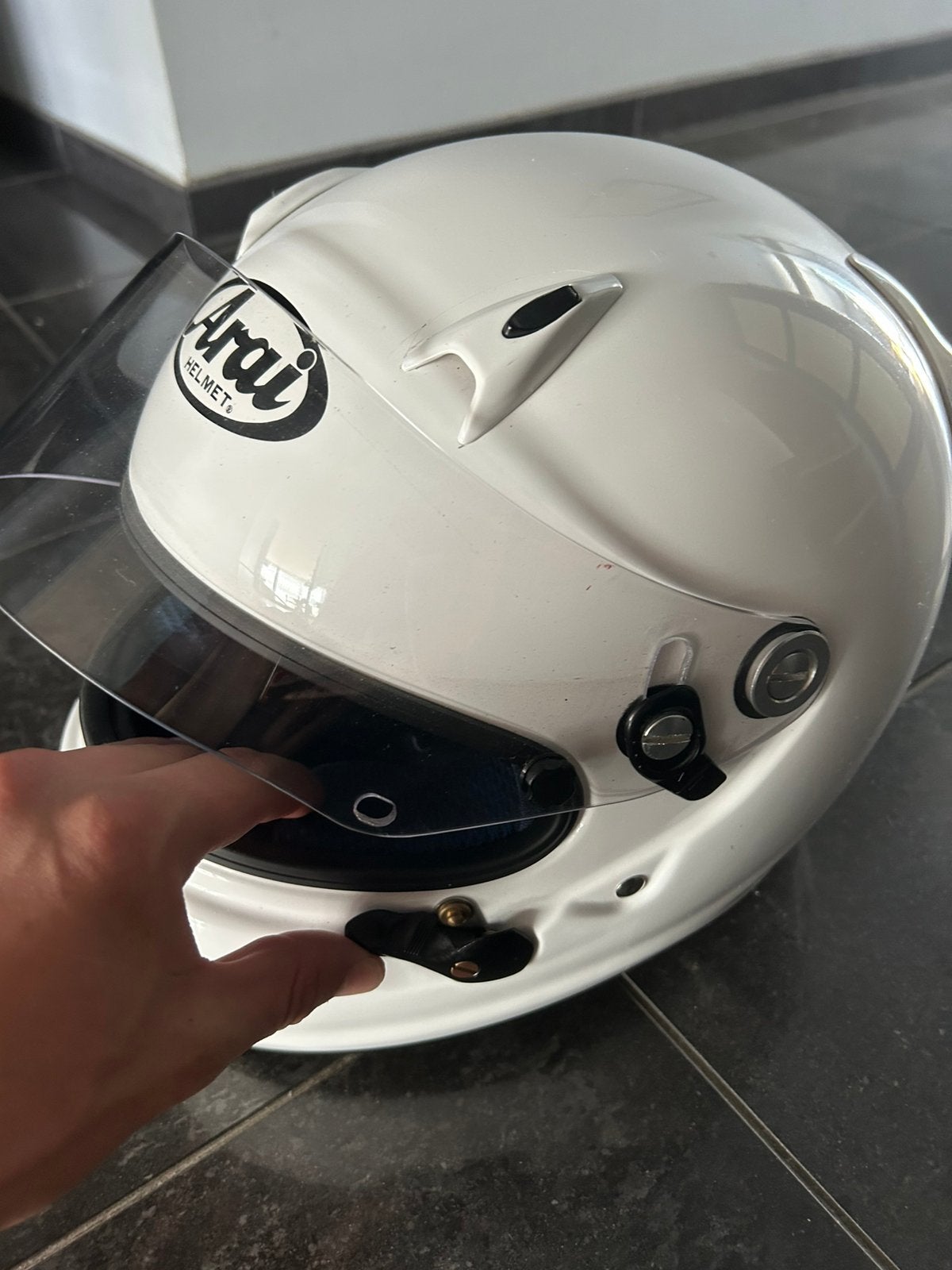 Casque de course Arai, Vélos & Vélomoteurs, Casques de cyclomoteur, Comme neuf, Enlèvement