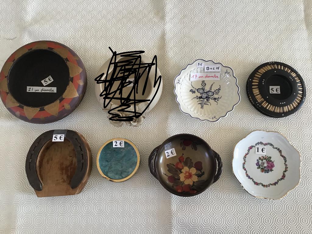 7 kleine speciale schaaltjes, Antiek en Kunst, Ophalen of Verzenden