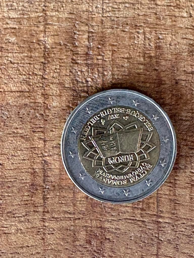 2 euro Verdrag van Rome 2007 - België, Postzegels en Munten, Munten | Europa | Euromunten, Ophalen of Verzenden, België, 2 euro