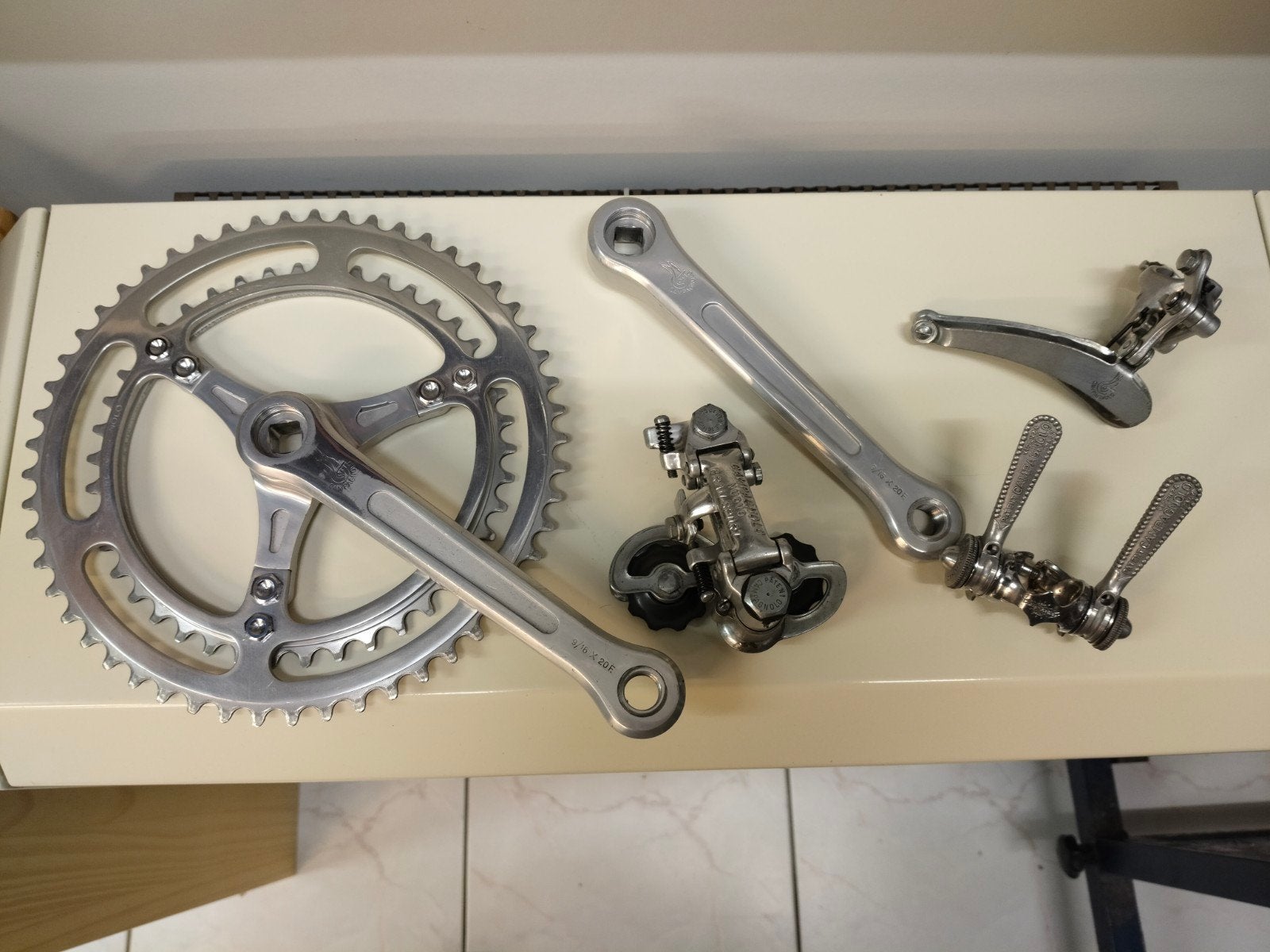Campagnolo Gran Sport, Fietsen en Brommers, Fietsonderdelen, Ophalen, Gebruikt, Campagnolo