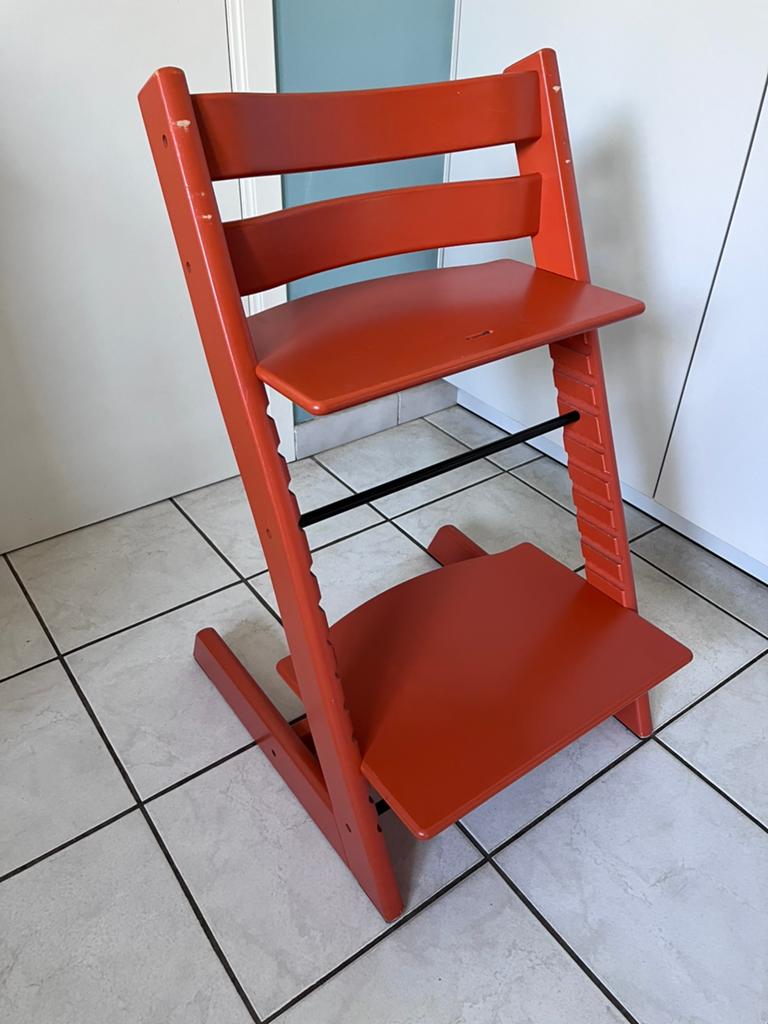 Stokke tripp trapp meegroeistoel (nieuw model!), Ophalen, Zo goed als nieuw, Meegroeistoel