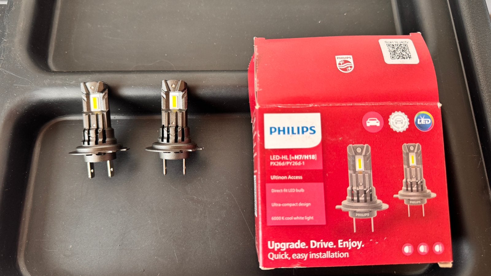 Paar Philips H7/H18 LED-lampen - Nieuwstaat, Ophalen of Verzenden, Nieuw, BMW