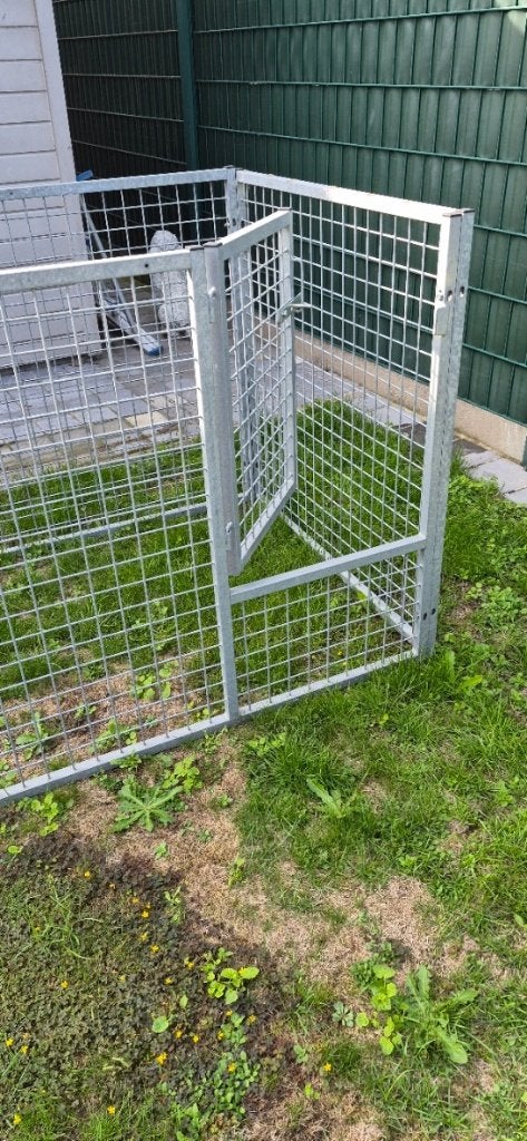 Gegalvaniseerde hondenren / kennel 200 x 100 x 100 cm, Dieren en Toebehoren, Ophalen, Hondenkennel, 100 cm of meer, Zo goed als nieuw