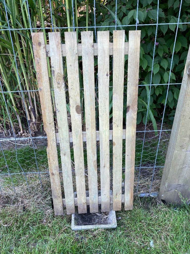 Tuinpoortje, Ophalen