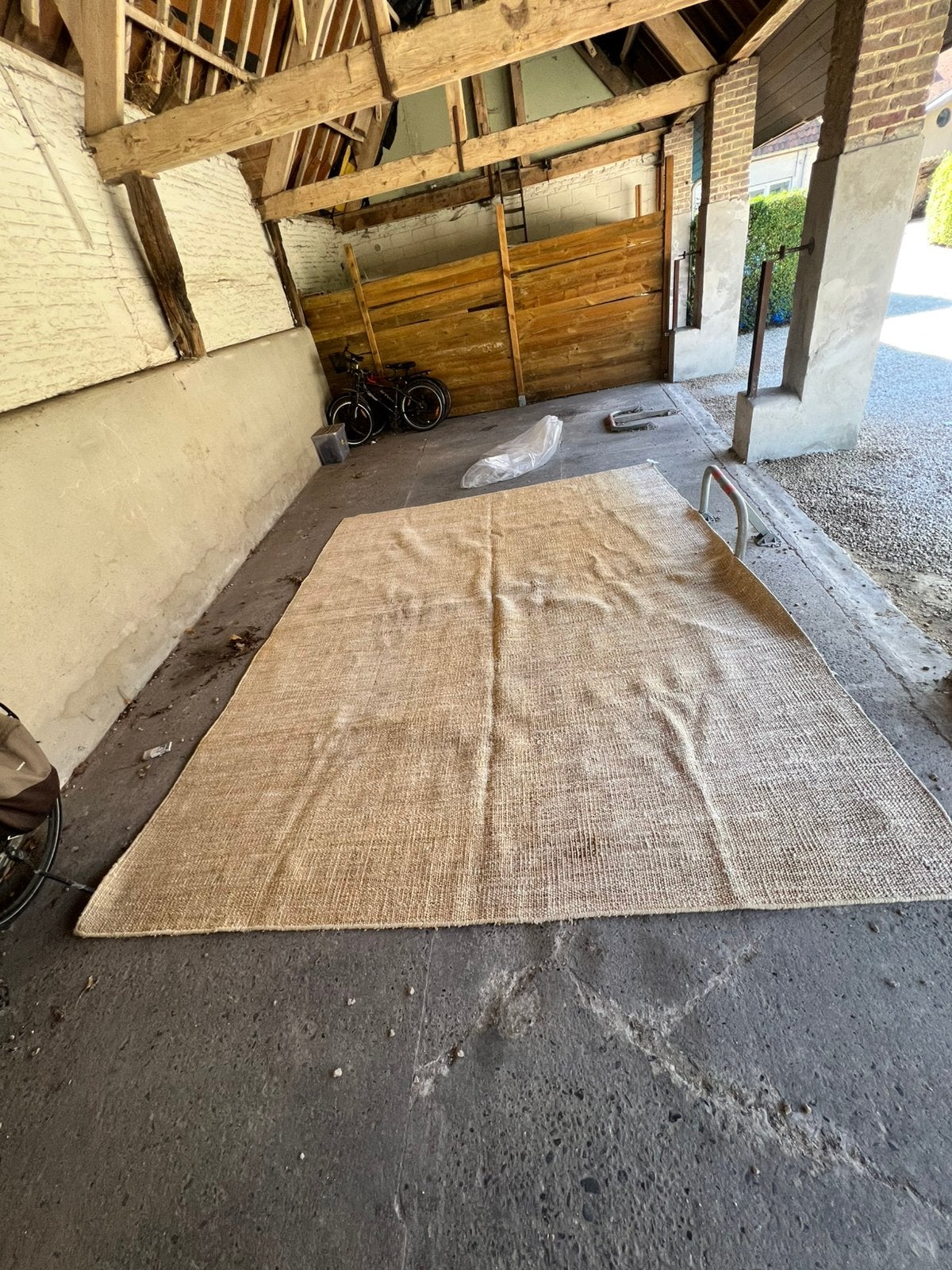 Zara Home jute vloerkleed 300x400 cm, Ophalen, Zo goed als nieuw, Beige