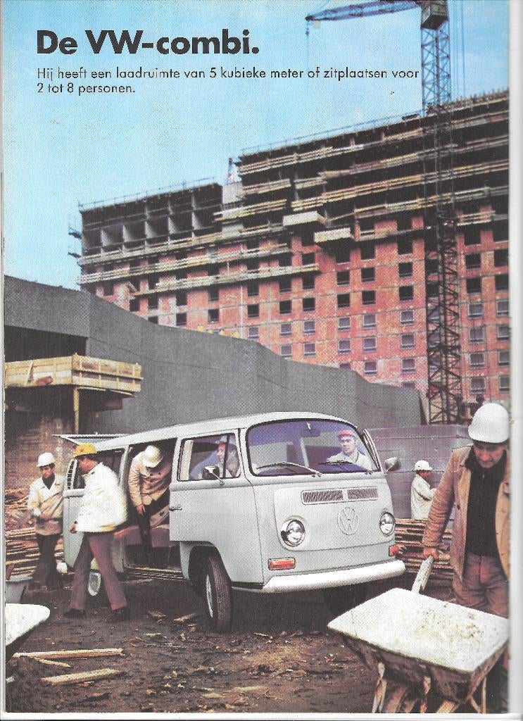 VOLKSWAGEN  BESTELWAGEN, Boeken, Auto's | Folders en Tijdschriften, Ophalen of Verzenden, Zo goed als nieuw, Volkswagen