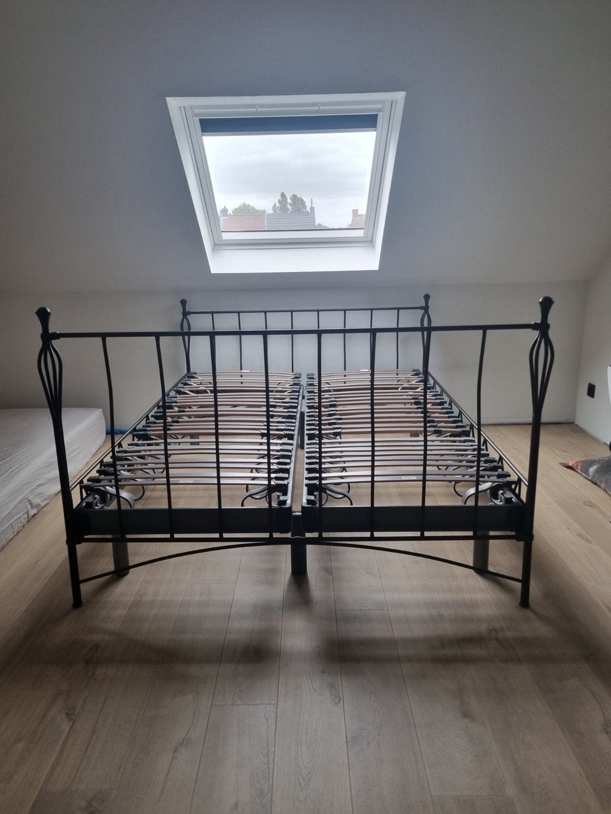 Metalen frame/Bed 160x210, Maison & Meubles, Enlèvement, Réglable