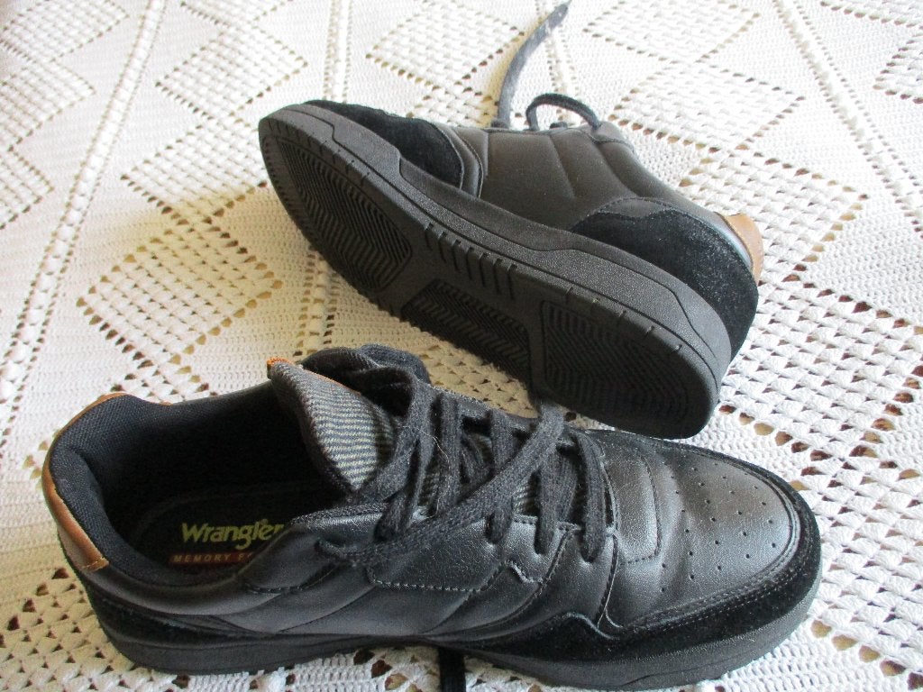 Chaussures Wrangler noires unies pour hommes taille 44, Enlèvement ou Envoi, Wrangler, Chaussures à lacets, Comme neuf