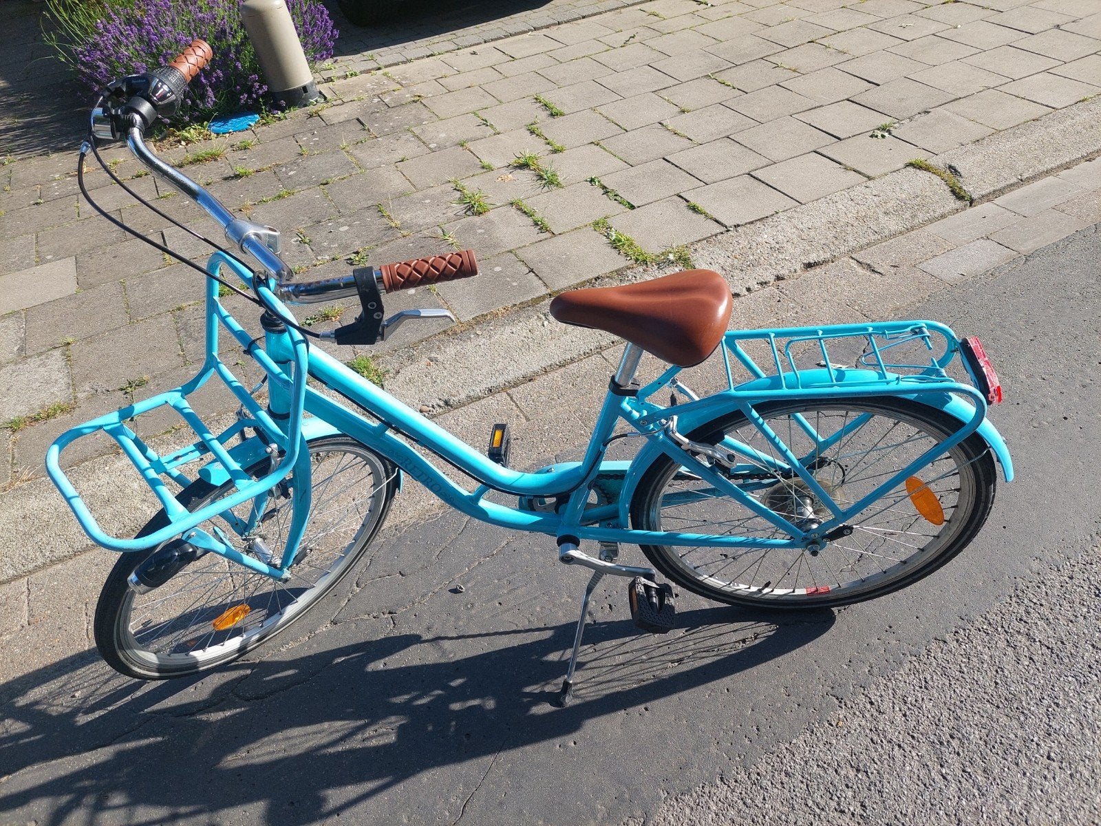 Meisjes fiets 8 vites, Ophalen
