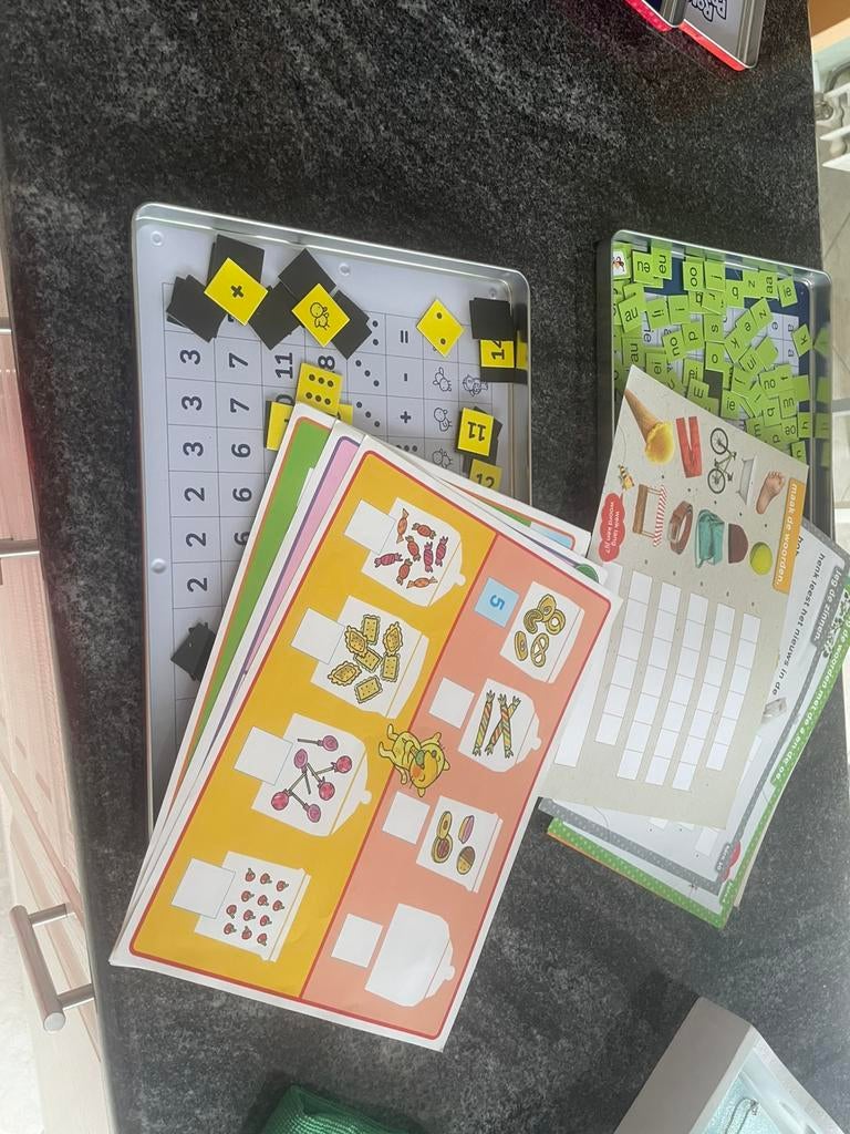 Letterdoos  en rekendoos, Kinderen en Baby's, Ophalen, Zo goed als nieuw