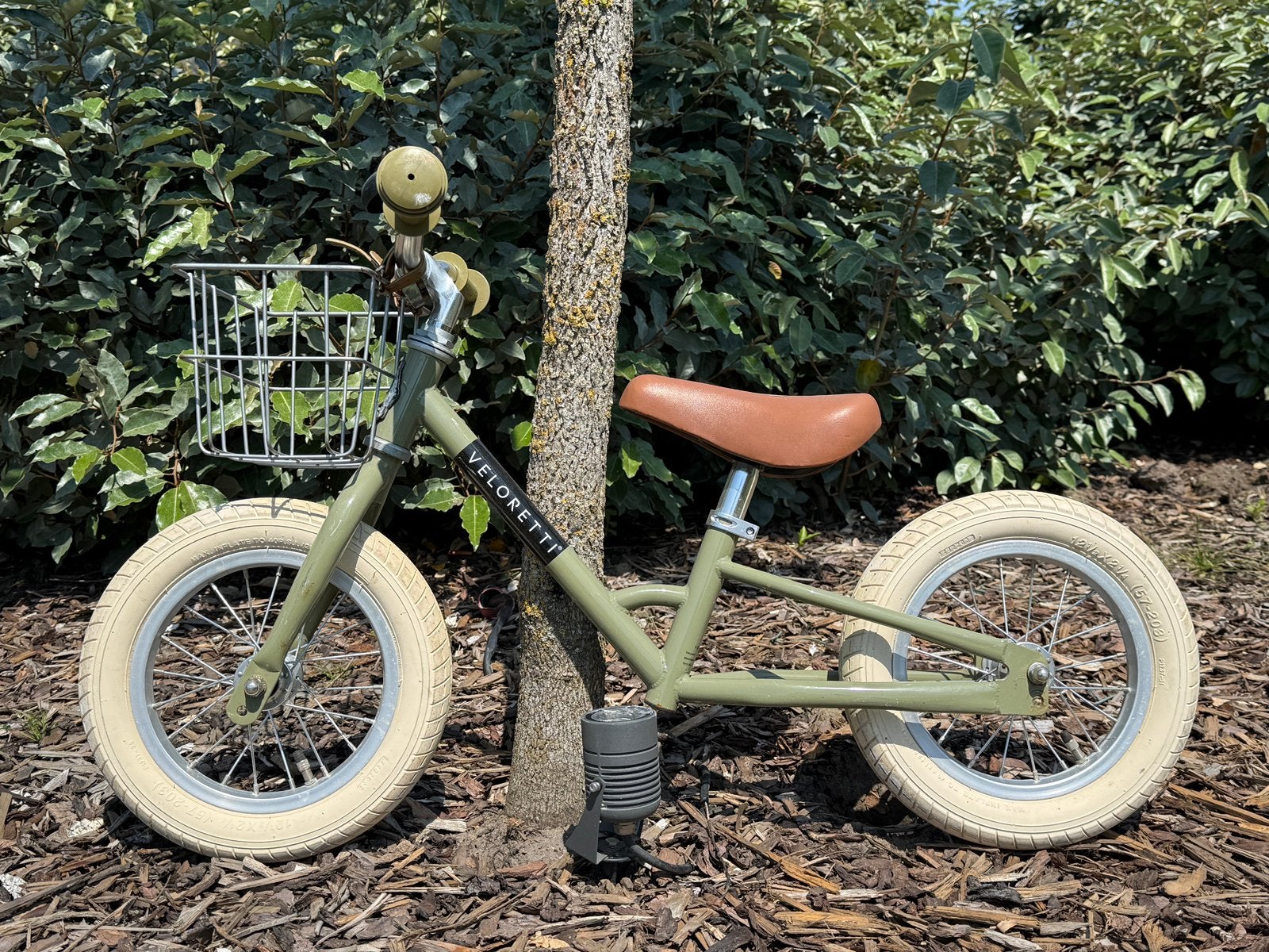 Veloretti loopfiets (Mini) inclusief metalen draadmand, Ophalen