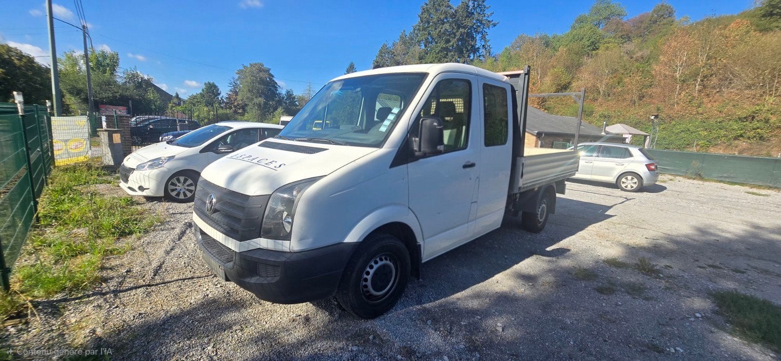 VW Crafter pick-up doubles cabine, Autos, 100 kW, 4 portes, Entreprise, 7 places
