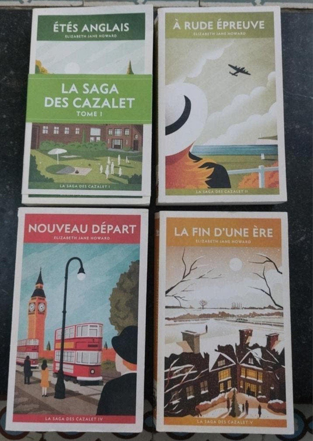4 livres " La saga des Castalet ", Boeken, Romans, Ophalen, Gelezen