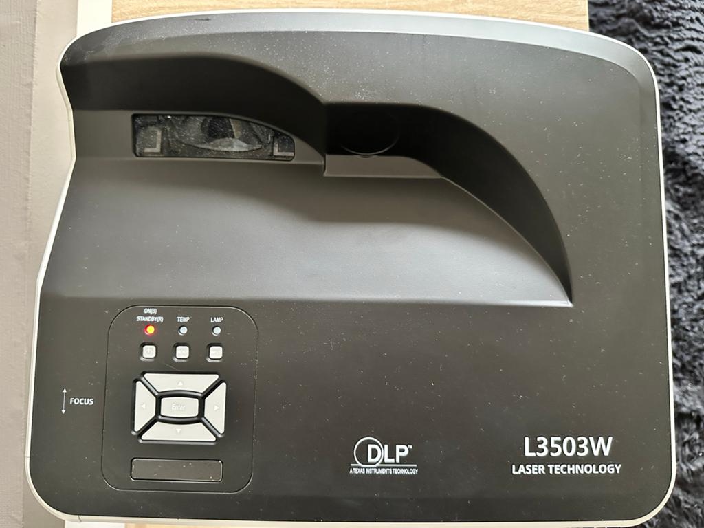 i3 L3503W UST Laser Beamer 3500 ANSI Lumen, Audio, Tv en Foto, Beamers, Ophalen, Gebruikt, DLP, Overige resoluties