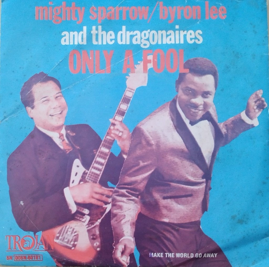 Mighty Sparrow & Byron Lee - Only a fool, Enlèvement ou Envoi, 7 inch, Comme neuf, Pochette photo