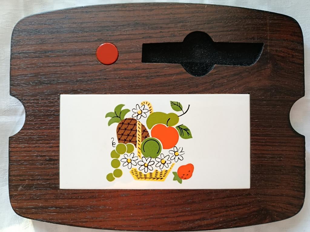 Petit plateau à fruits, Vintage 24x18.5, Enlèvement ou Envoi, Utilisé, Rectangulaire