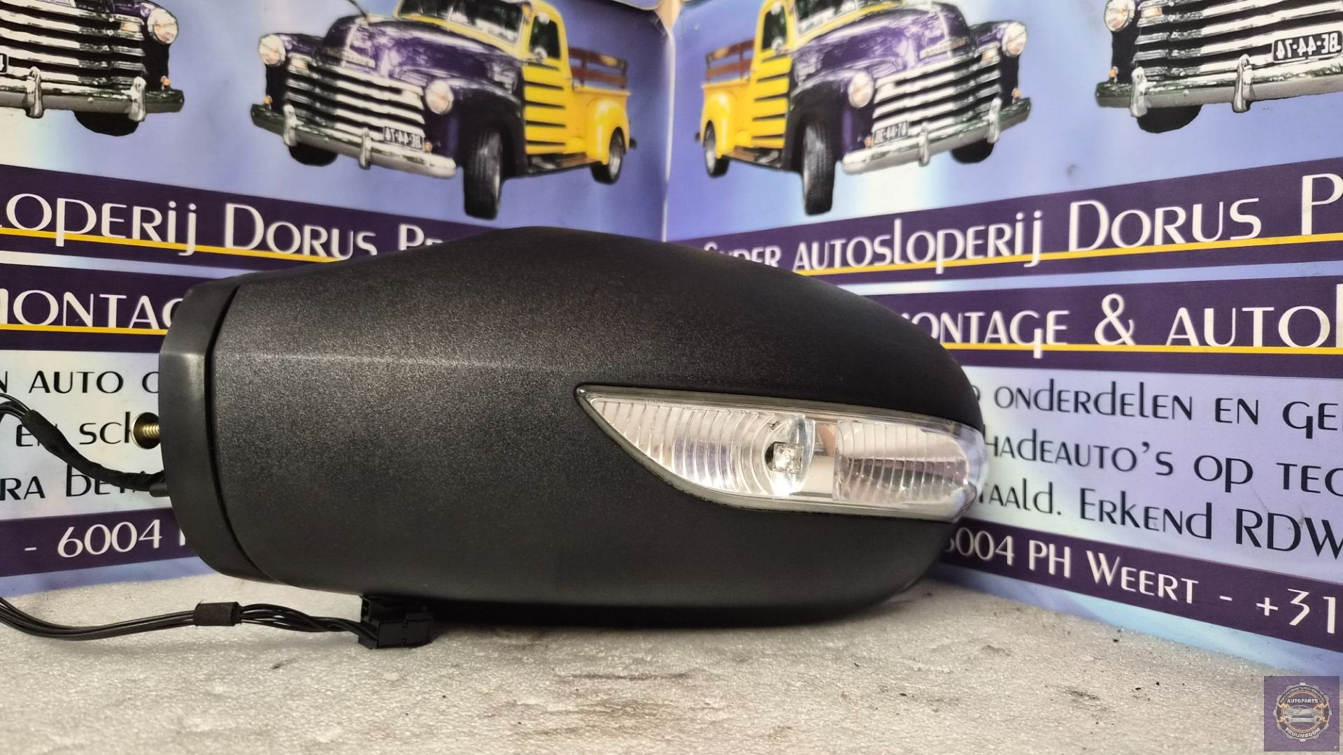 Mercedes A W169 B W245 Buiten spiegel links 7 draden, Gebruikt, Mercedes-Benz AG, Mercedes-Benz, Mercedesstrasse 120
70372  Stuttgart, DE