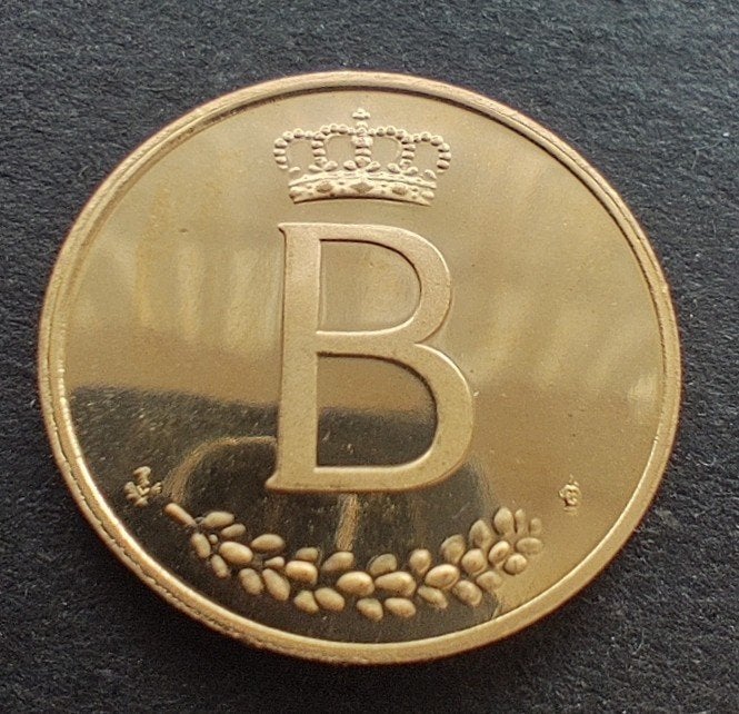 Boudewijn 25 jaar jubileum 1976, Ophalen, Goud, Losse munt, Goud