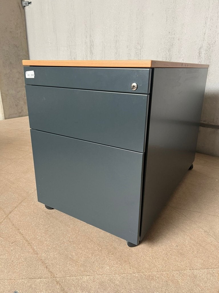70 x Meuble à tiroirs mobile Pami | 3 tiroirs | Anthracite, 3 ou 4 tiroirs, Moins de 100 cm, Enlèvement, Utilisé