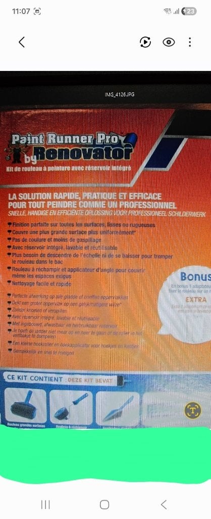 Kit de peinture neuve, Doe-het-zelf en Bouw, Ophalen, Nieuw, Verfroller