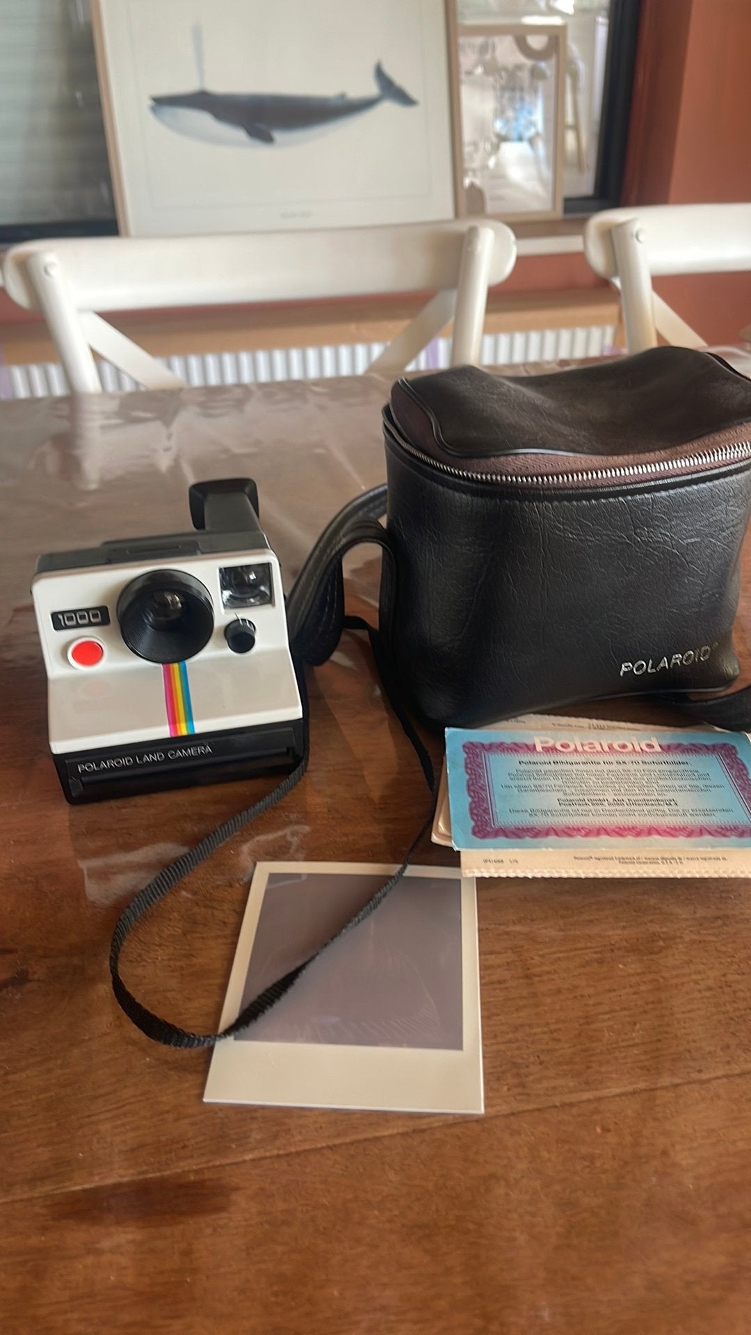 Polaroid Land Camera 1000 met originele tas en handleiding, Audio, Tv en Foto, Ophalen, Zo goed als nieuw, Polaroid