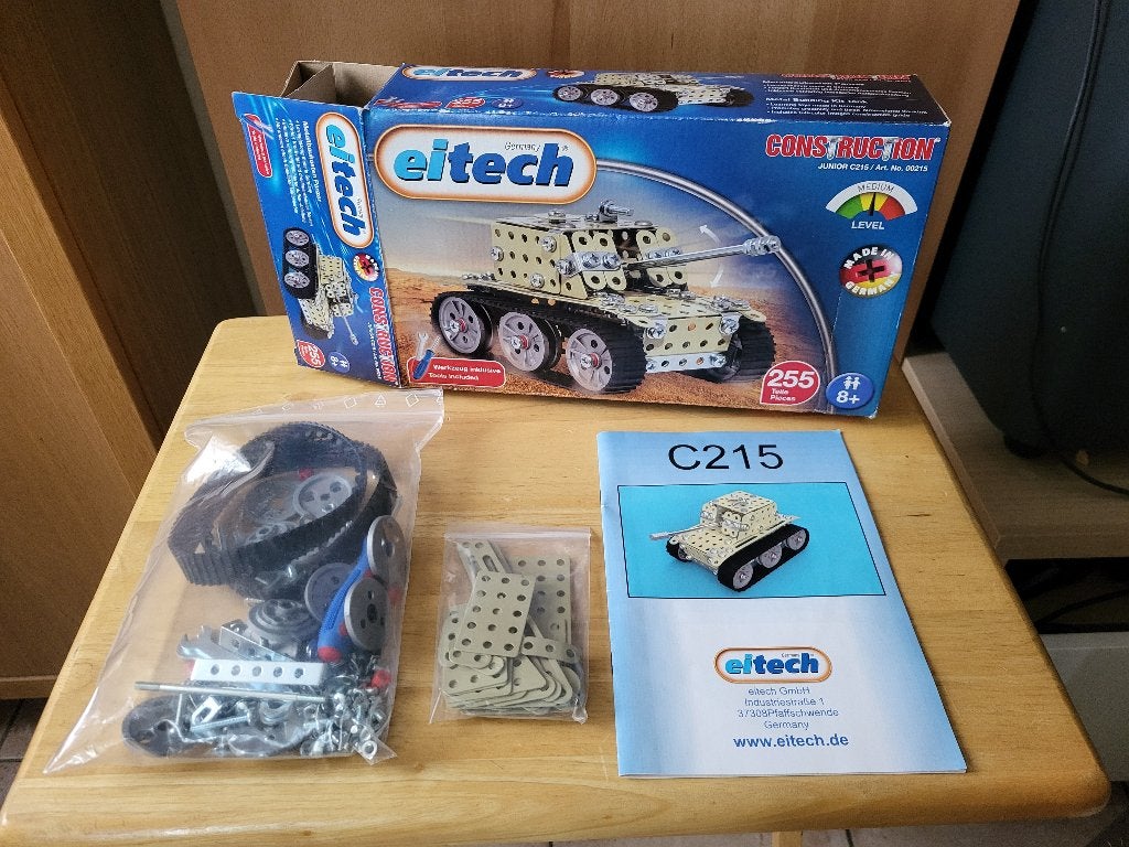 Tank en métal à construire – Eitech, Hobby & Loisirs créatifs, Modélisme | Voitures & Véhicules, Enlèvement, Tank, Autres marques