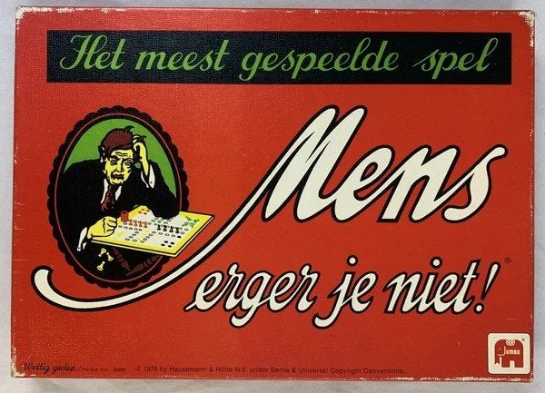 Jumbo Man, Don't Worse Jeu de plateau Vintage 1978 Family Ga, Hobby & Loisirs créatifs, Envoi, Comme neuf, Jumbo