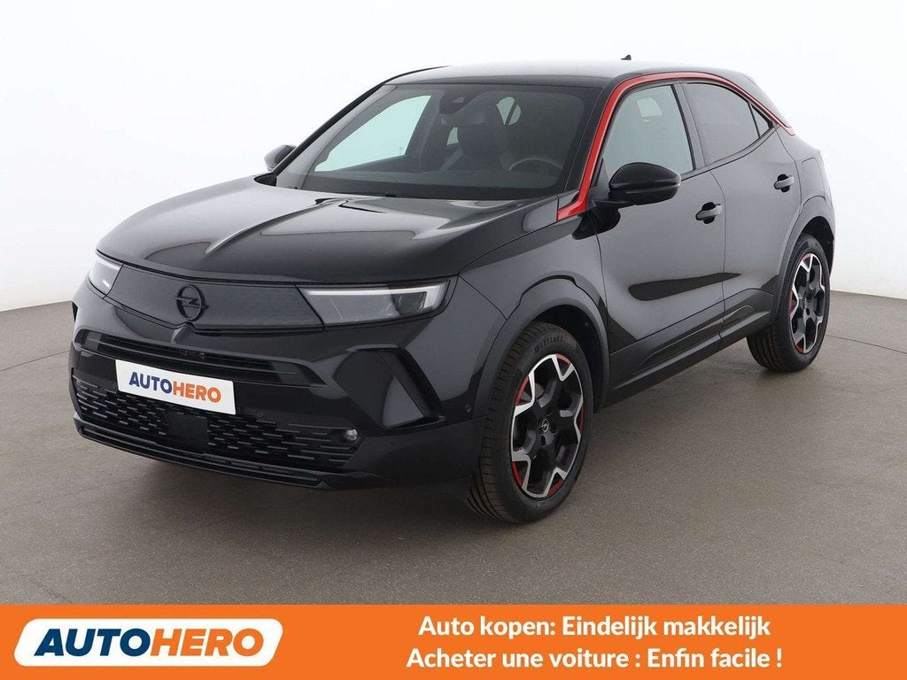 Opel Mokka X 1.2 Turbo GS Line (bj 2022, automaat), Stof, Gebruikt, Zwart, 5 zetels