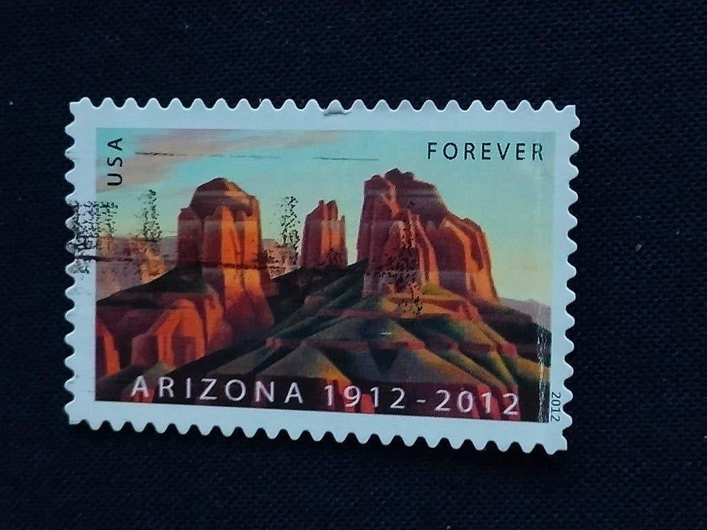 États-Unis 2012 - 100 ans État de l'Arizona, Grand Canyon, Envoi, Affranchi, Amérique du Nord