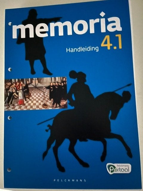 Memoria 4.1 Handleiding (Geschiedenis), Boeken, Geschiedenis, Ophalen of Verzenden, Zo goed als nieuw, Pelckmans