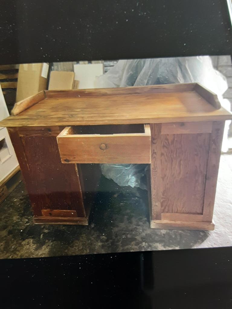 Bureau de Maître d’École. Vintage., Maison & Meubles, Vintage, Enlèvement, Bois