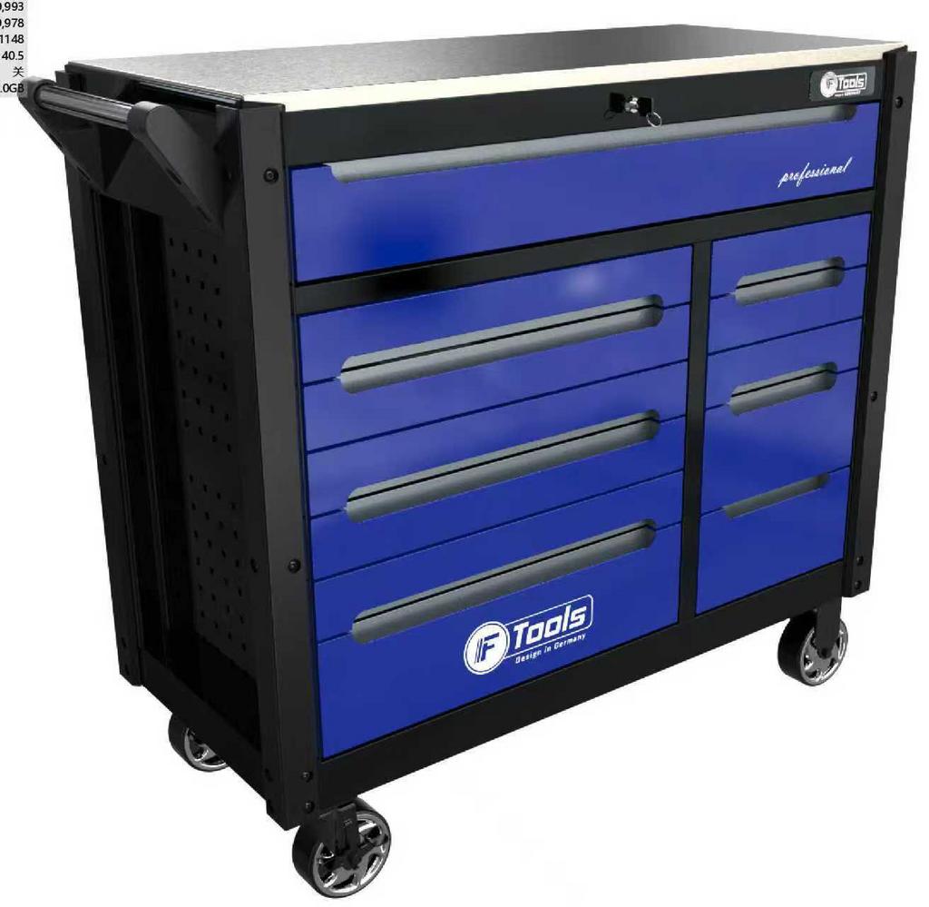 FTOOLS 12/12 Gereedschapkar, Ophalen, Zo goed als nieuw