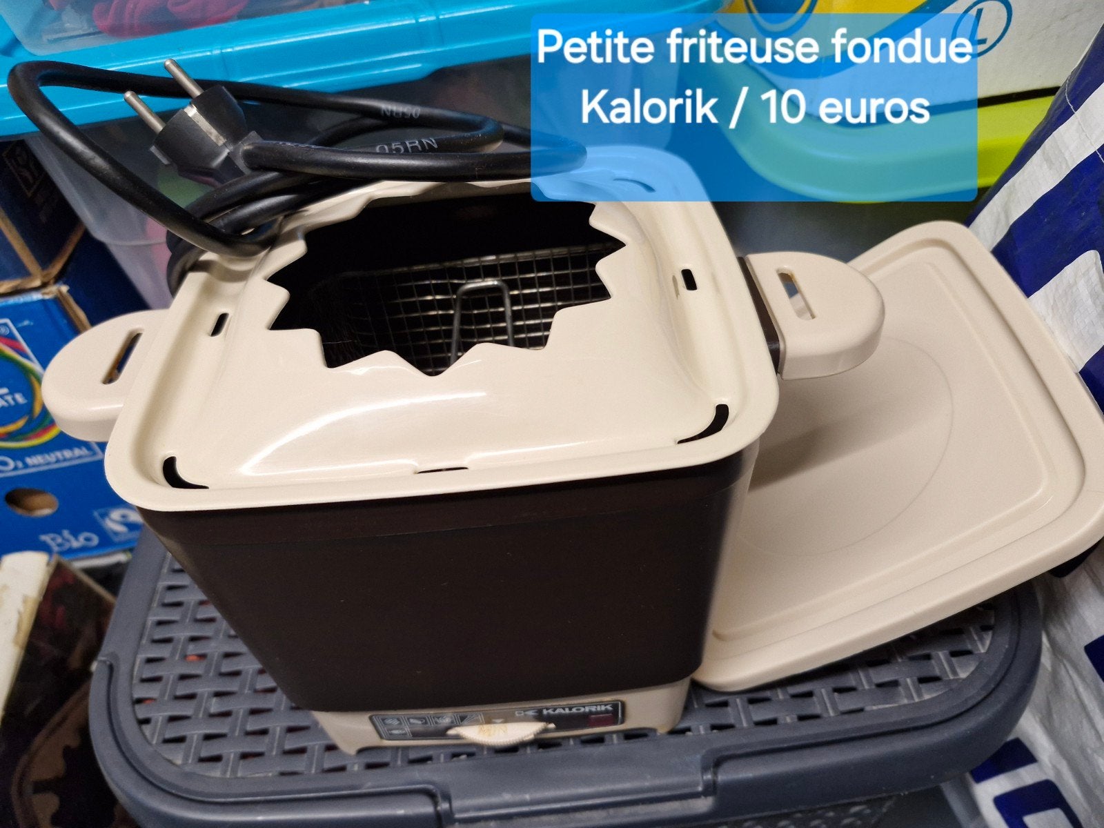 Petite friteuse fondue, Electroménager, Enlèvement ou Envoi