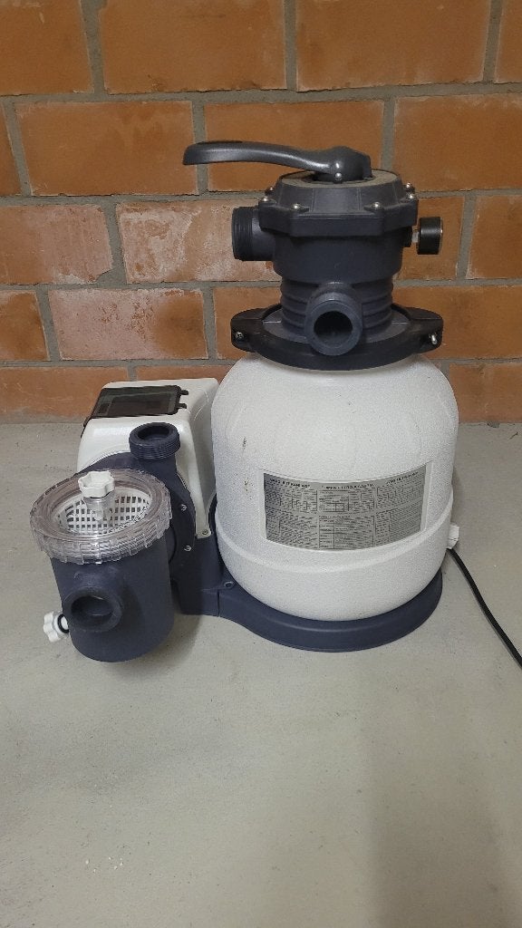 Intex zandfilter en zoutgenerator, Tuin en Terras, Zwembad-toebehoren, Ophalen, Zo goed als nieuw, Zwembadpomp