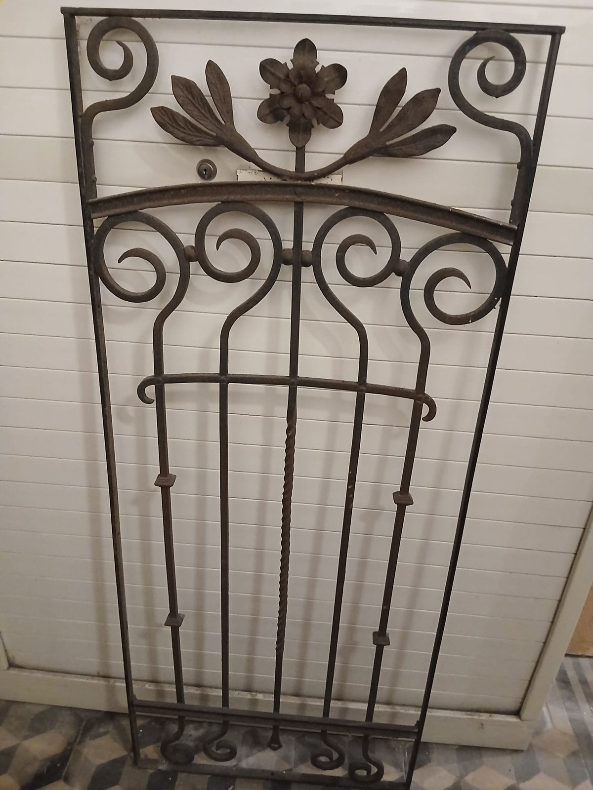 2 Smeedijzeren hekken, Tuin en Terras, Ophalen, Gebruikt