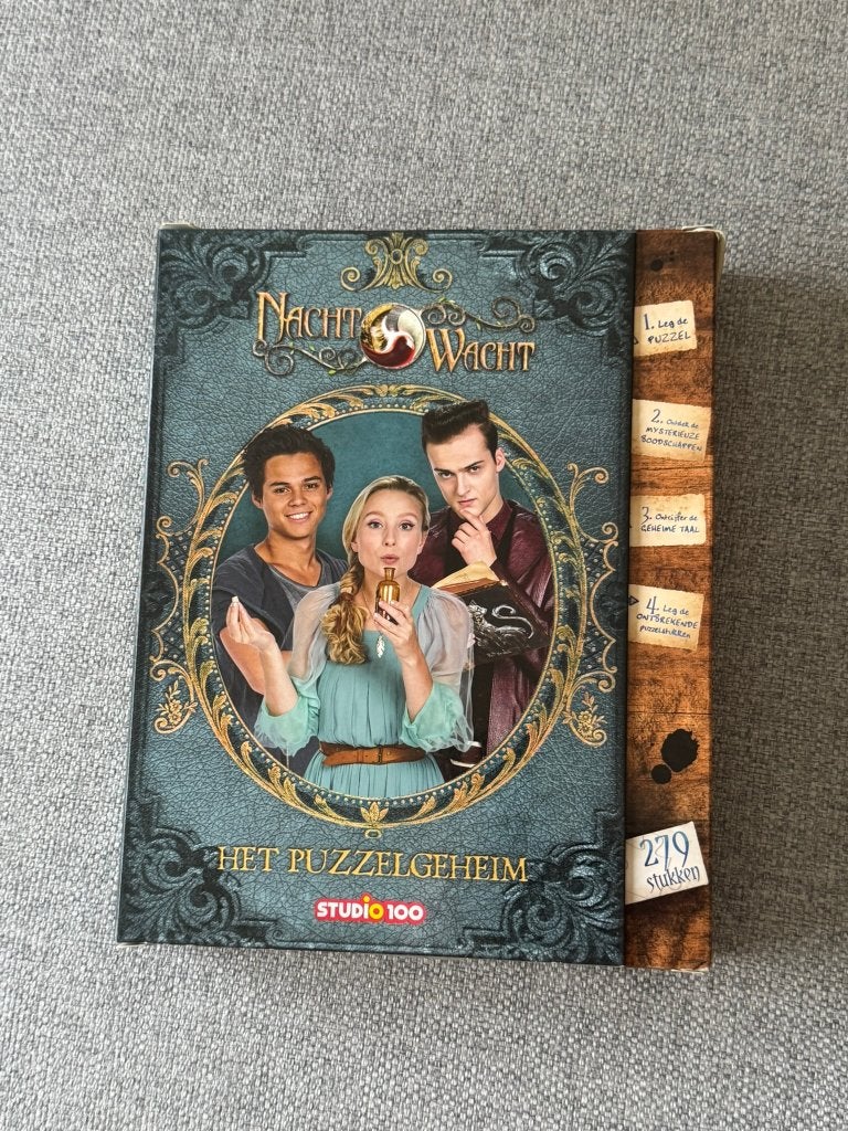 186. Puzzel - Studio 100 - Nachtwacht - 279 stuks NIEUW, Ophalen of Verzenden, Meer dan 50 stukjes, Nieuw, 6 jaar of ouder