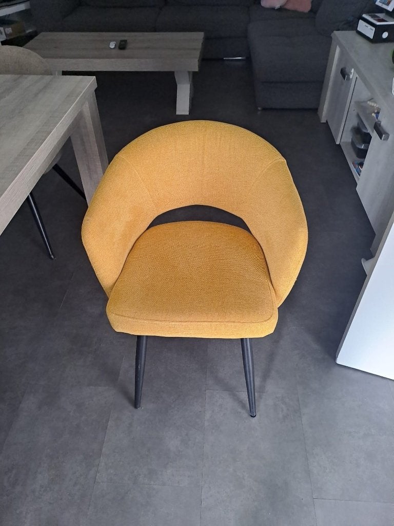 Eetkamer stoelen, Ophalen, Vier, Stof, Landelijk